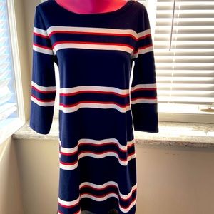 Gap cotton 3/4 sleeve dress